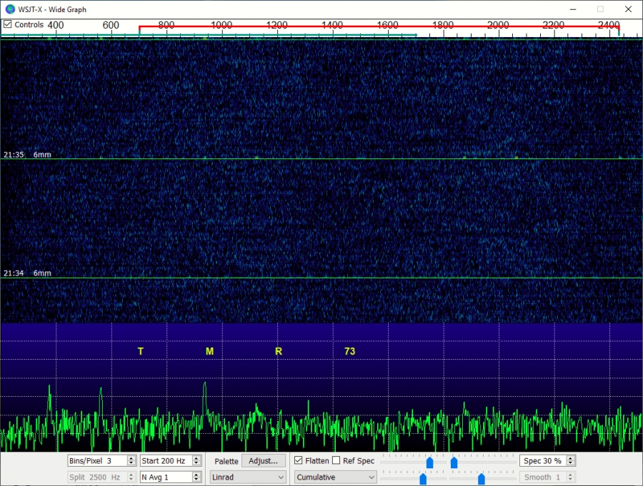 EME 47 GHz test JA1WQF-DC7KY-OK1DFC