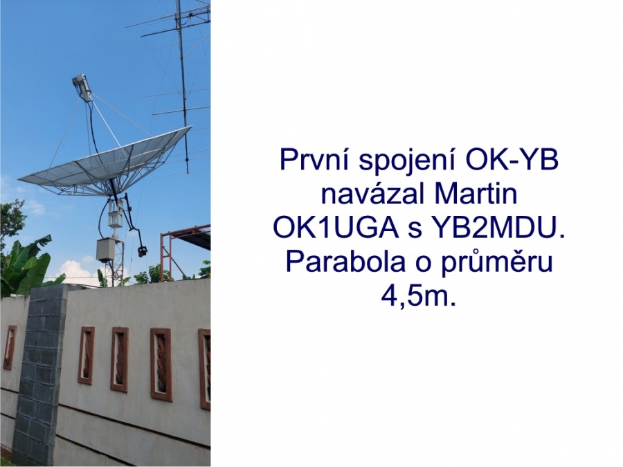 První OK-YB v pásmu 1296 MHz